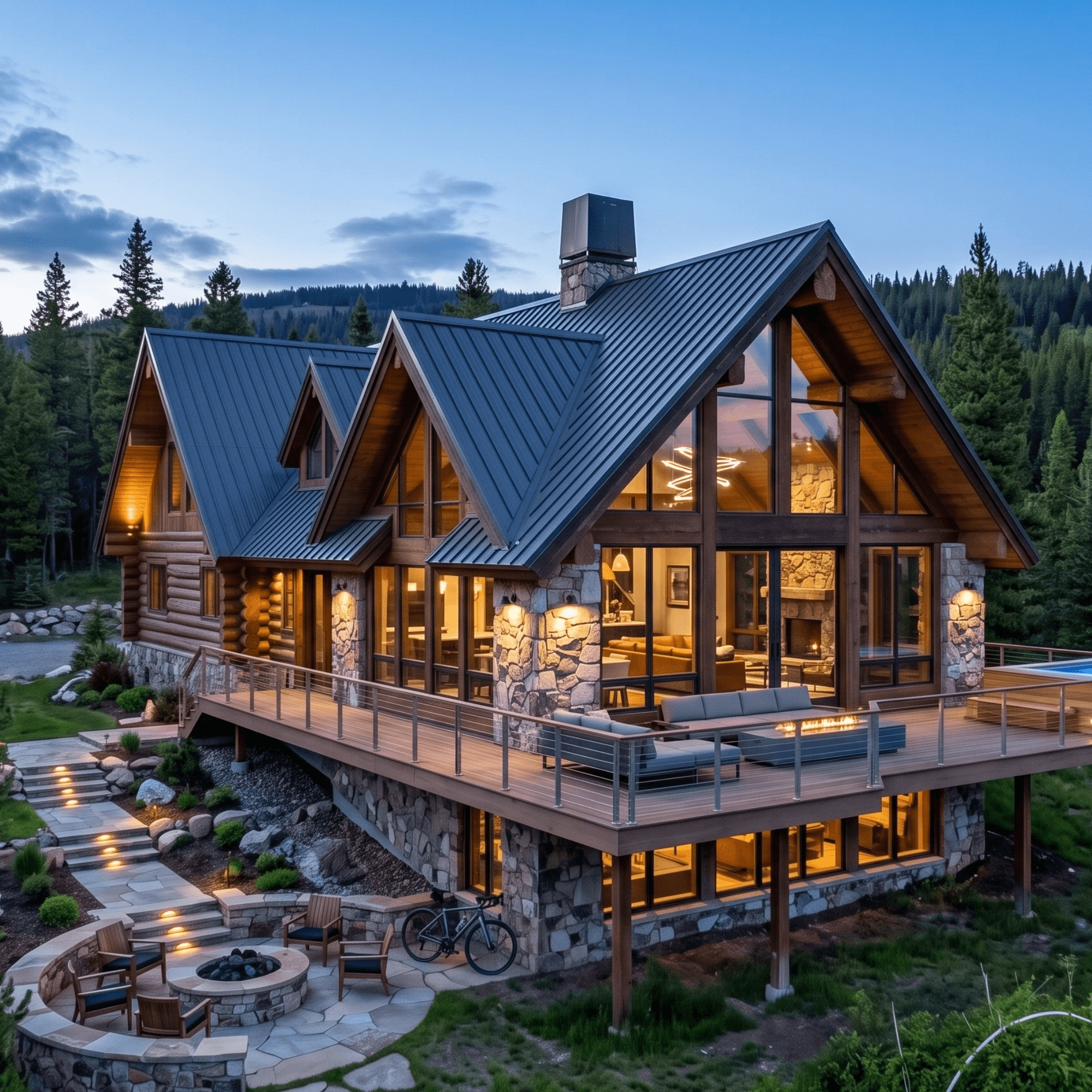 Luxury Cabin Approach